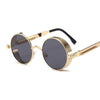 Steampunk Retro Round Sunglasses - SunglassesMart
