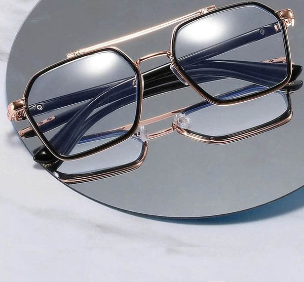 Anti Blue Hexagon Eyeglasses - SunglassesMart