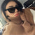 New Square Black Cat Eye Sunglasses Woman - SunglassesMart