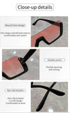 Oversize Semi Frame Sunglasses - SunglassesMart