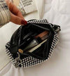 Punk Style Black Silver Women Diamonds Tote Bag Woman Rhinestone Shoulder Bags-JM - SunglassesMart