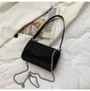 Punk Style Black Silver Women Diamonds Tote Bag Woman Rhinestone Shoulder Bags-JM - SunglassesMart