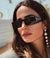 Rectangle Women Fashion Retro Mirror Sunglasses - SunglassesMart