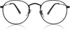 Round UV400 Black Eyeglasses - SunglassesMart