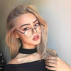 Round UV400 Black Eyeglasses - SunglassesMart