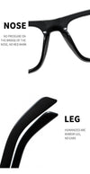 Square Antiblue Optical Eyeglasses - SunglassesMart