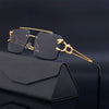 Retro Rimless Sunglasses - SunglassesMart