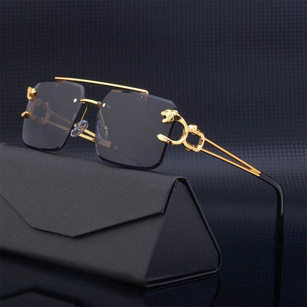 Retro Rimless Sunglasses - SunglassesMart
