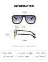 Retro Men's Square Sunglasses - SunglassesMart